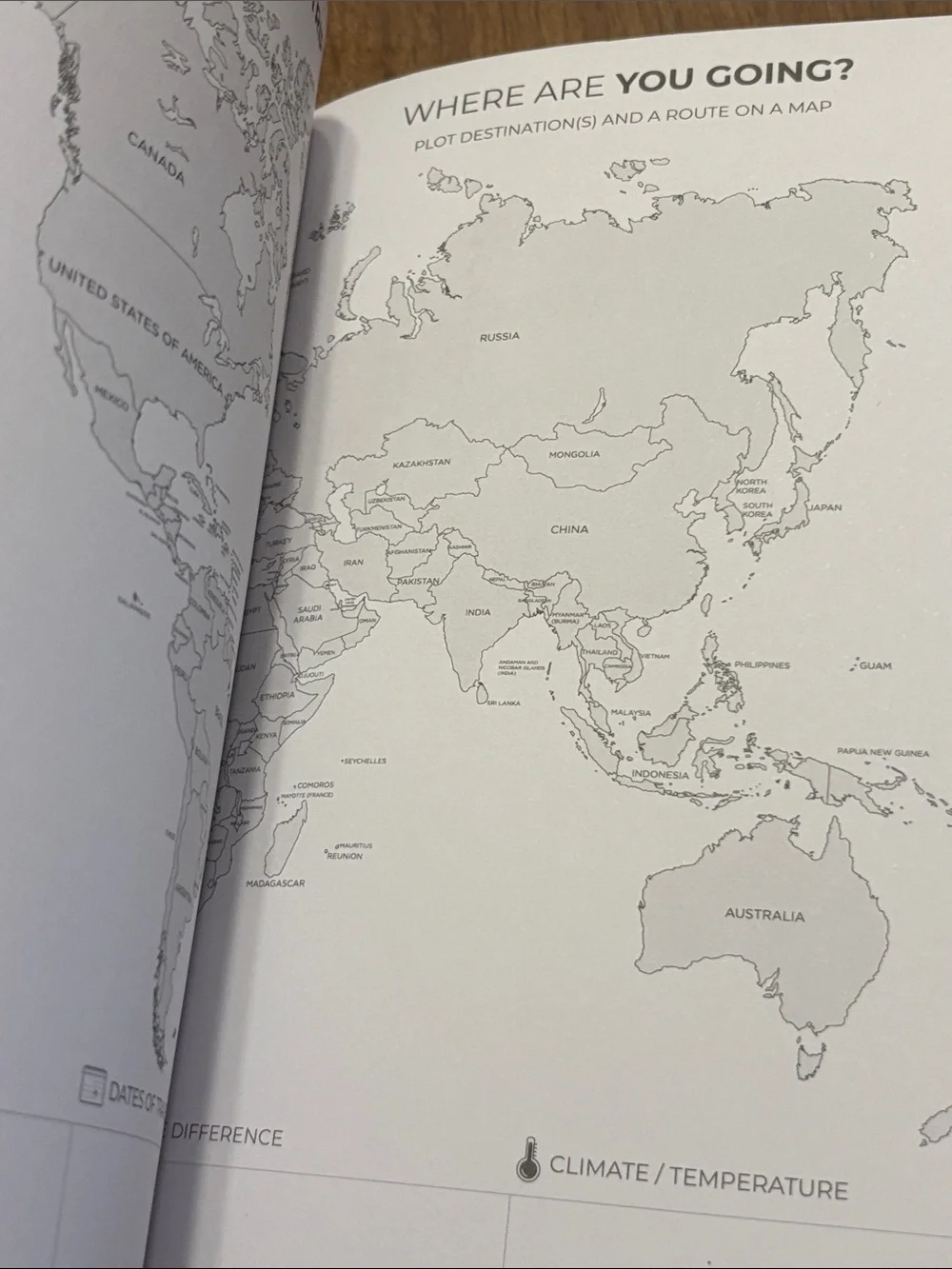 Teal Travel Planner Hardcover